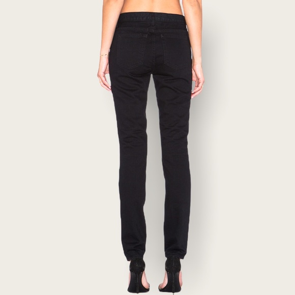 Denim x Alexander Wang 002 Relaxed Jean in Black Sz 27 EUC Straight Leg Jean - Picture 8 of 11
